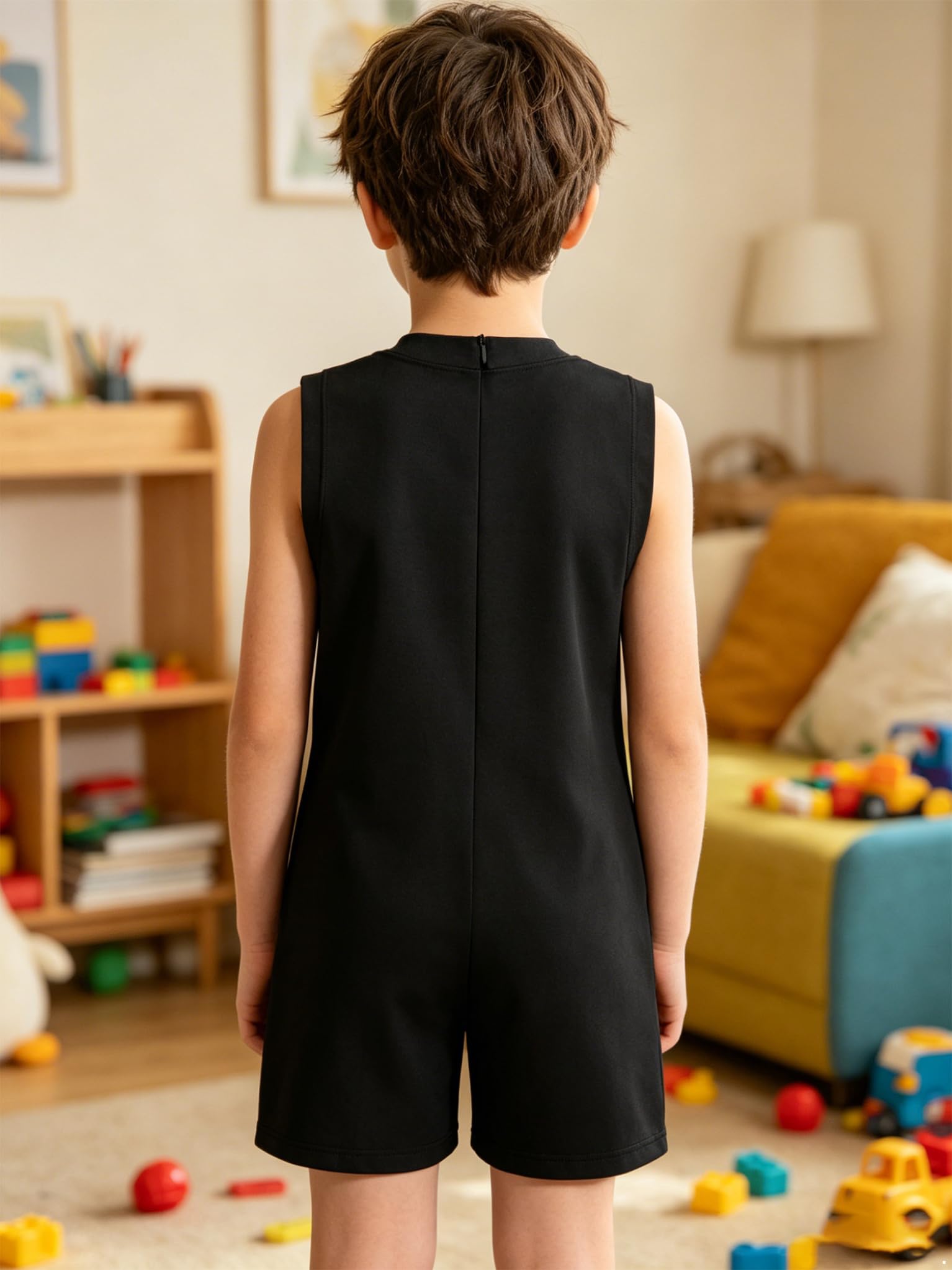 TTAO Combinaison de Soin 3Pcs Enfant Garçon Fille Vêtements Adaptés | Grenouillère Pour Patients Handicapés Body Une Pièce avec Fermeture Eclair Arrière