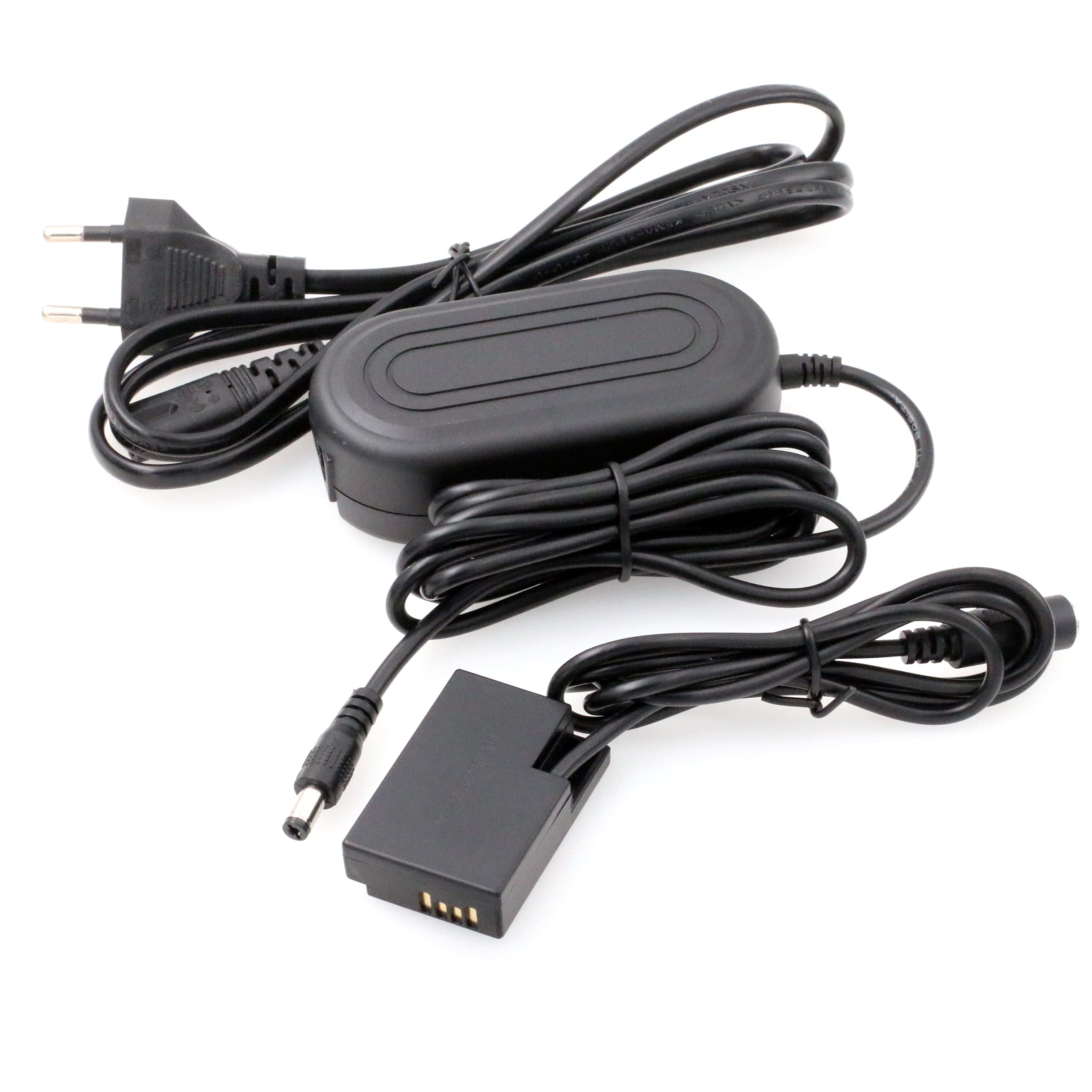 HangTon LP-E17 Dummy Batería Adaptador de corriente AC para Canon EOS R8 R10 RP T6s T6i T7i X8i SL2 800D 9000D 77D 200D 750D 760D Cámara 8V 3A