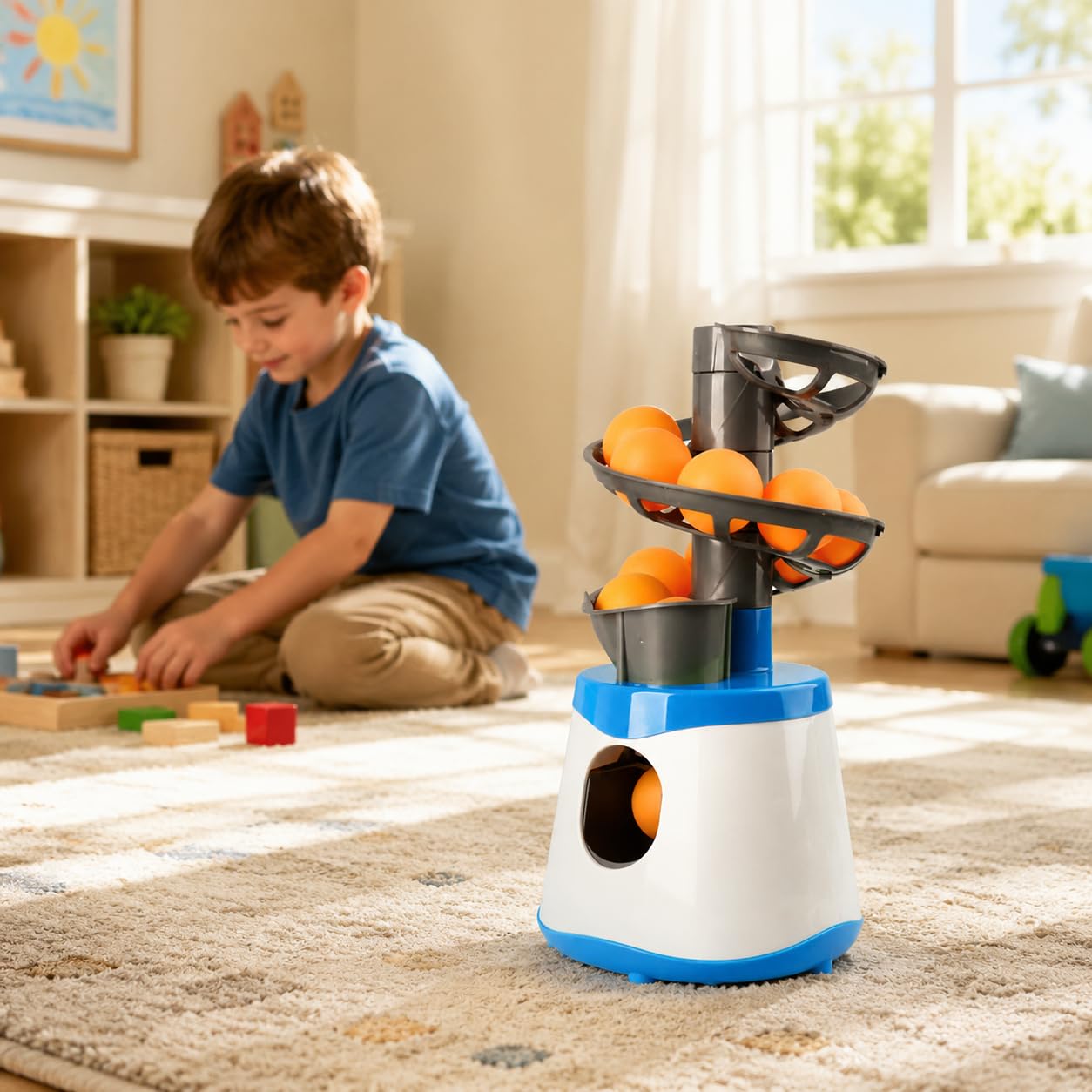 Juegos Exterior niños, Juguete niño 2 años Mini Golf, Niños con máquina Putting, Conjunto Deportivo plástico y Tejido