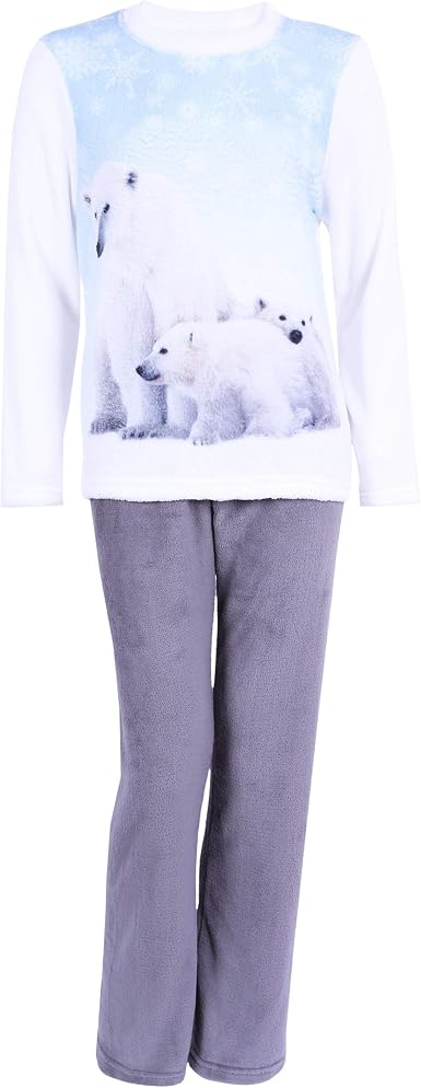 Cream Top \u0026 Grey Bottoms Pyjama Set for 