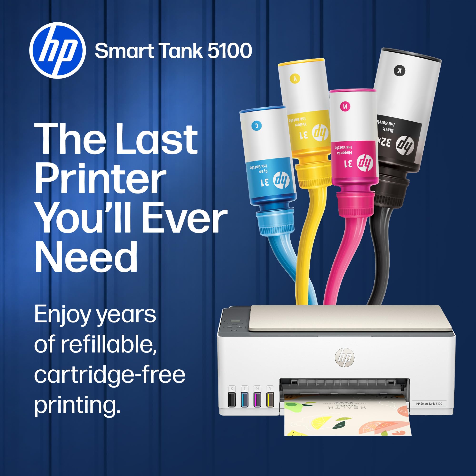 HP Smart Tank 5100 Printer - 3 Years Ink Included -12
