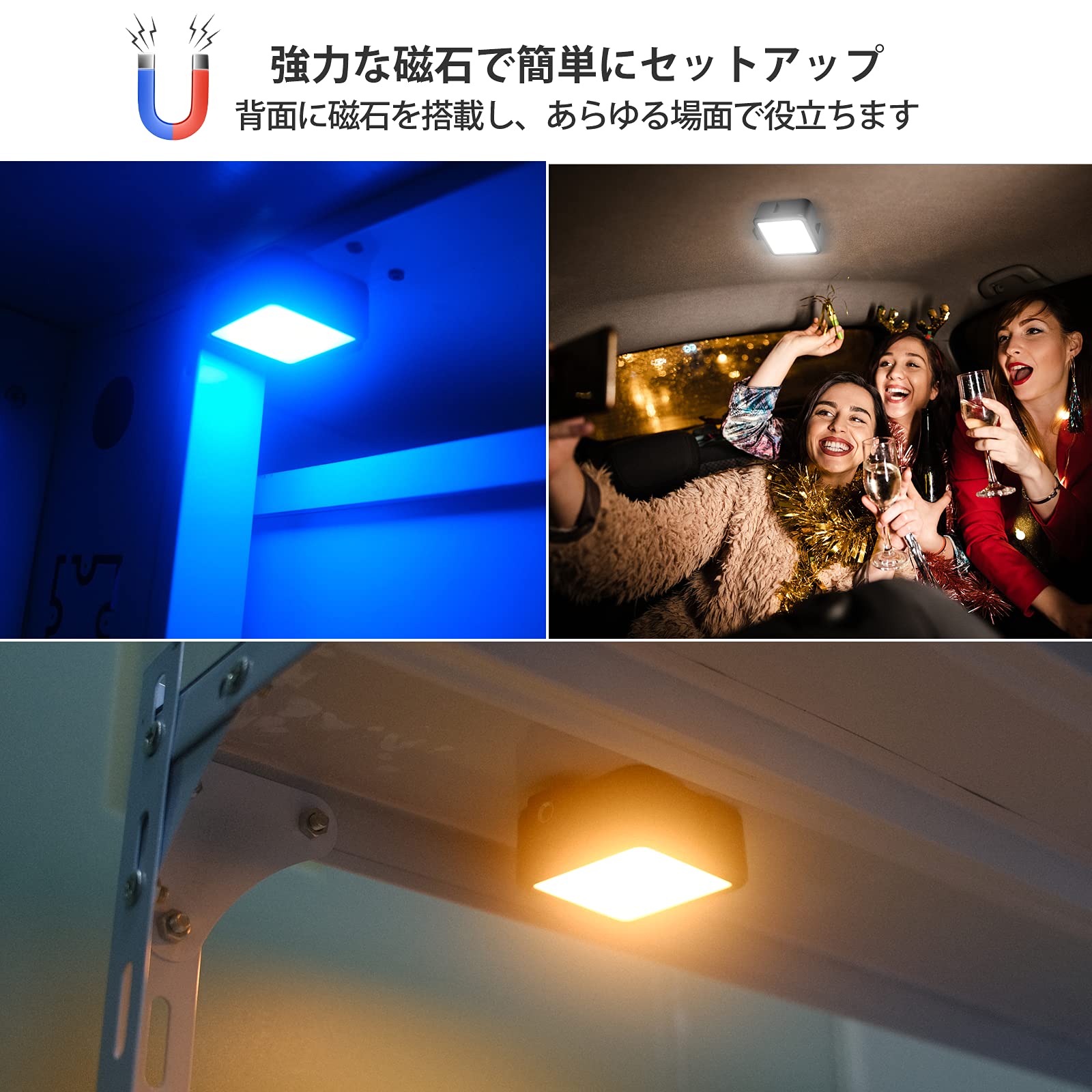Amazon | 最新 Ulanzi VL49 RGB撮影ライト+三脚付き LEDビデオ