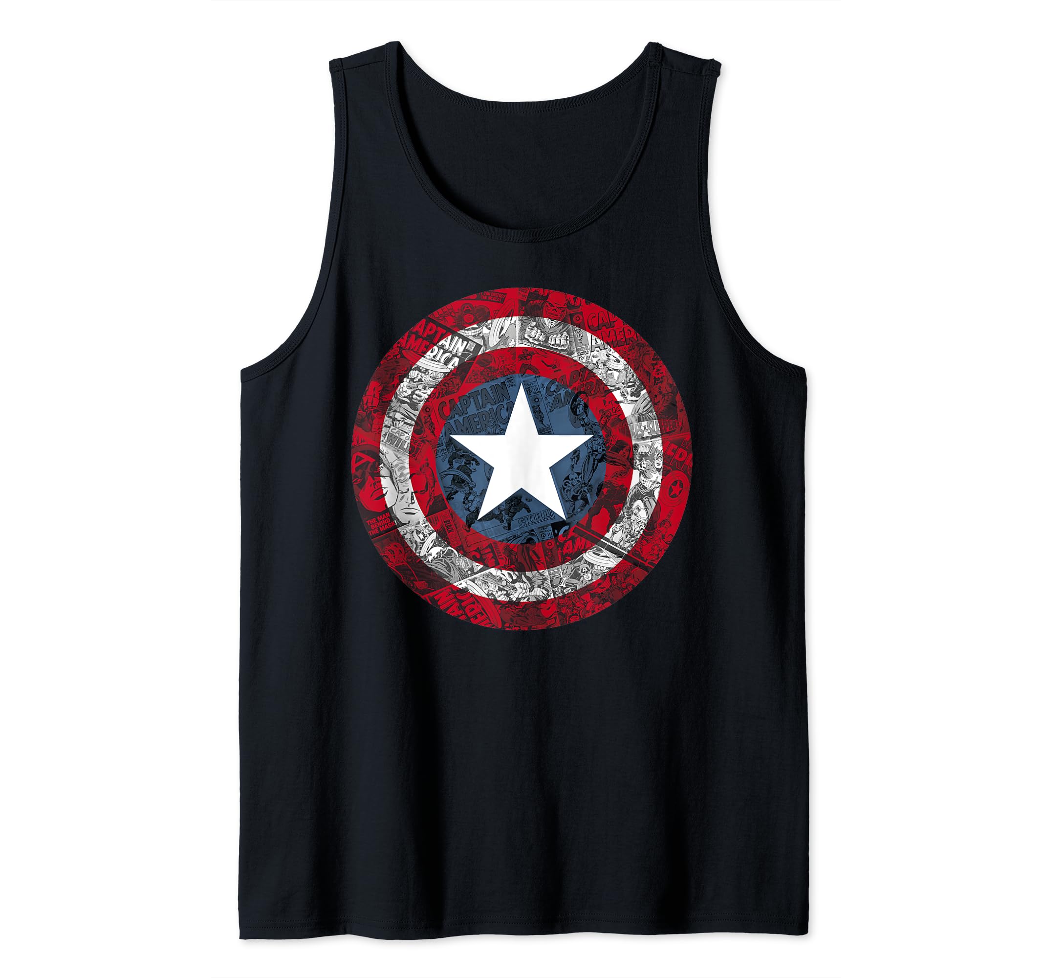 Marvel Captain America Avengers Shield Comic Canotta