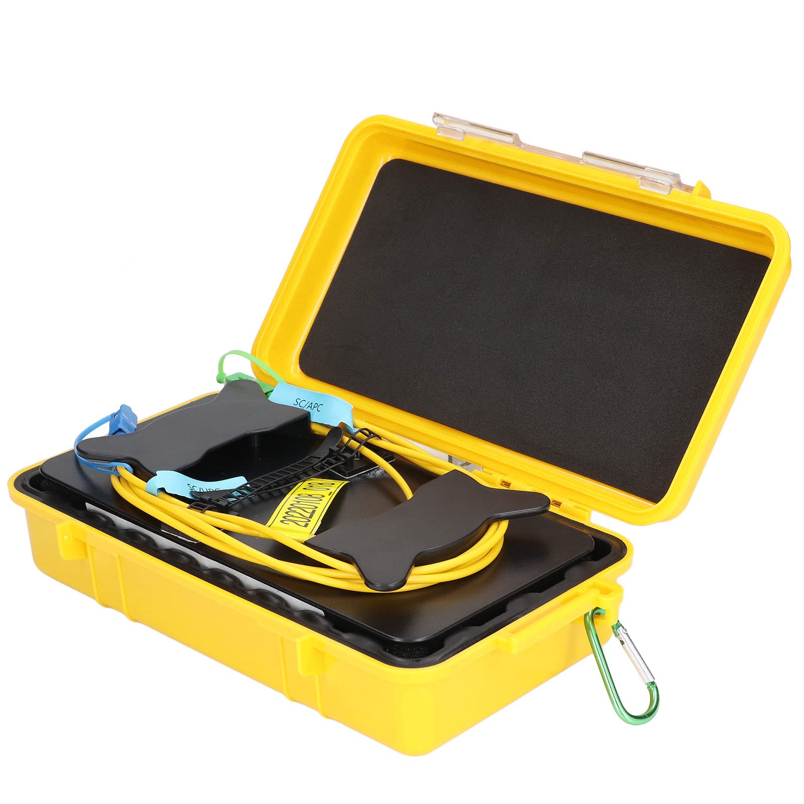 TOPINCN Kit di Strumenti di Test Compatto da 500 Metri per Scatola Cavi di Lancio OTDR Premium per Professionisti Dell'installazione di Fibre Ottiche