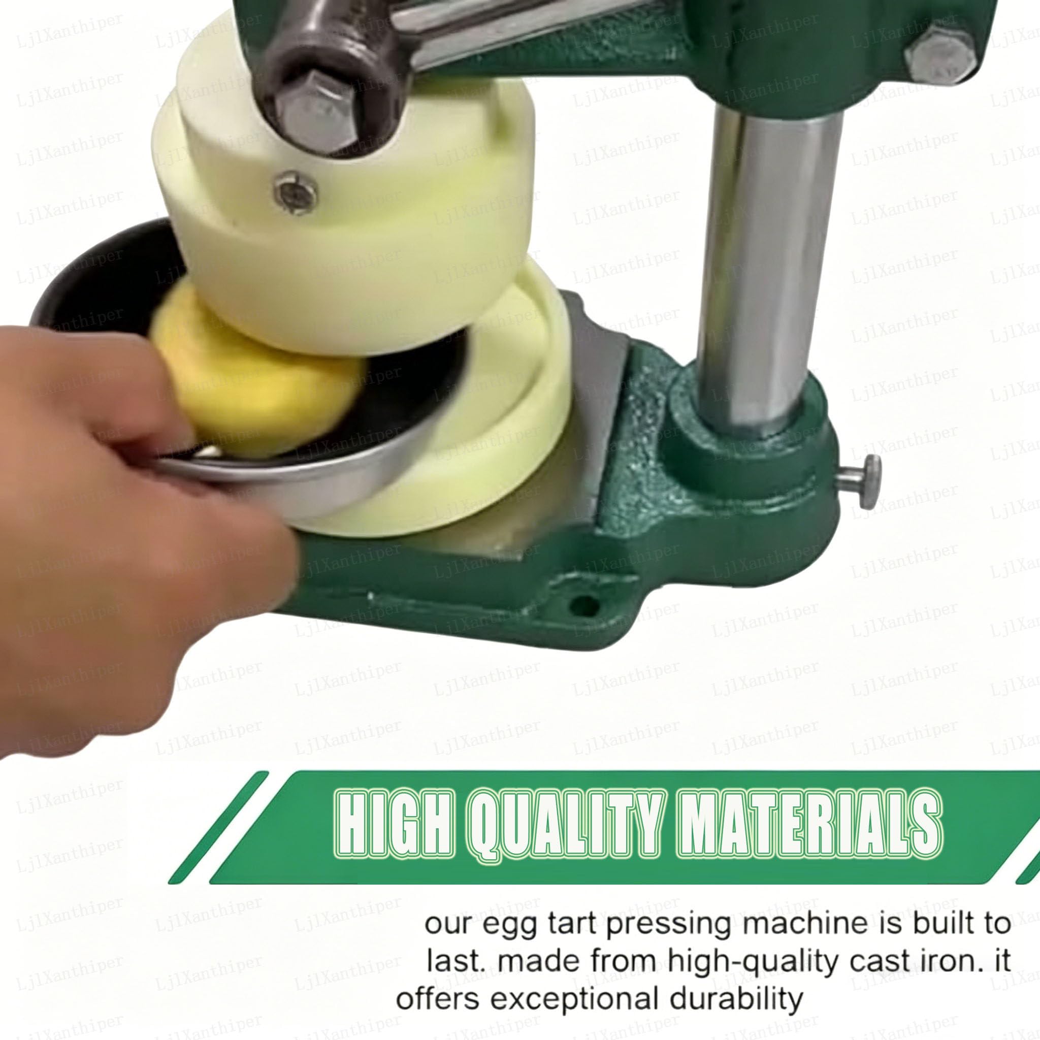 Macchina manuale per pressare crostate all'uovo, stampo per crostate di crema pasticcera per ristoranti, panetterie e pasticcerie, strumento essenziale per deliziose crostate