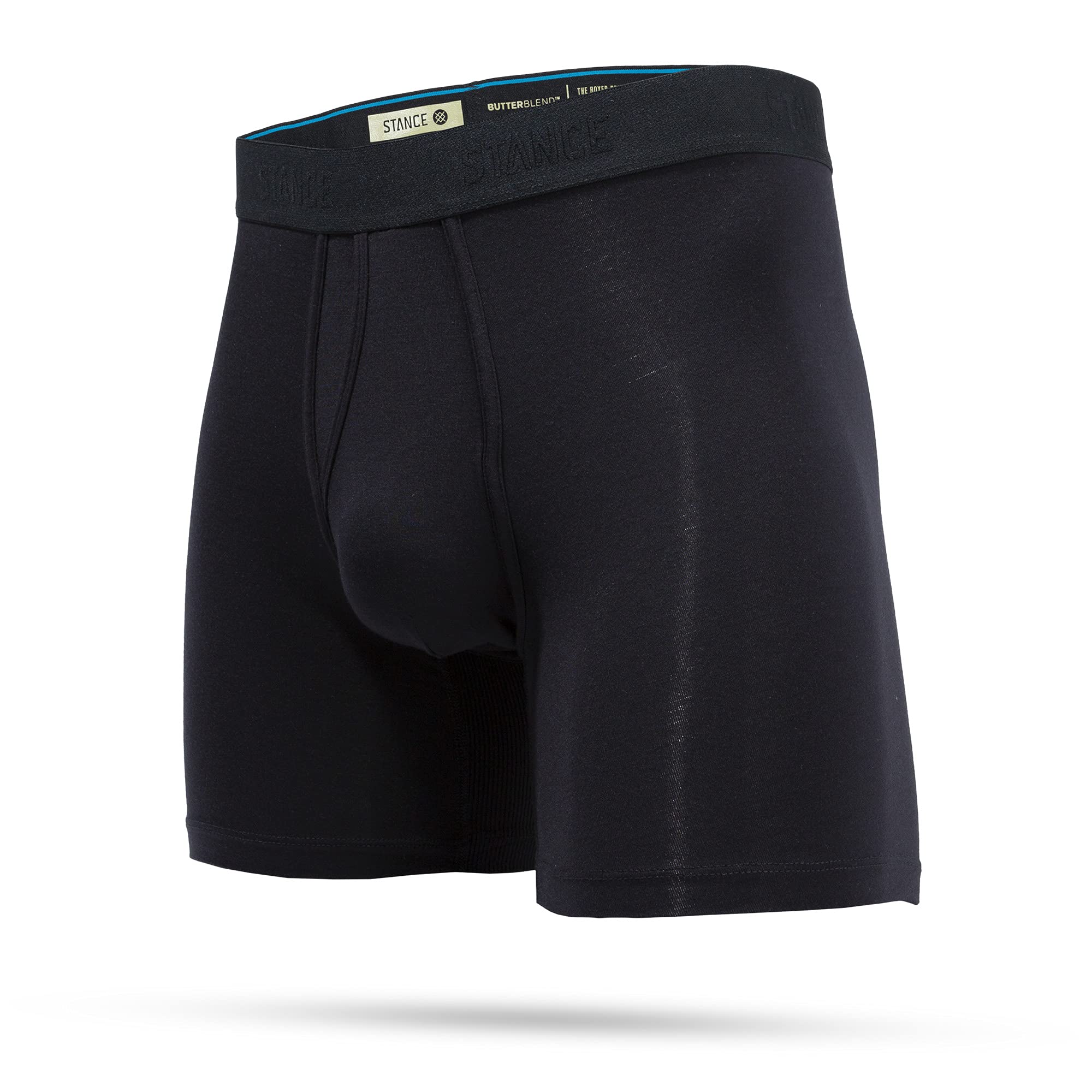 Stance Regulation Boxer Brief- Butterblend - Mid Support (Black, Large)