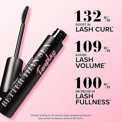 Miniatura 7 de Too Faced Better Than Sex Foreplay Mascara Primer  Mascara Primer Prep, Long Lasting + Volumizing