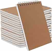 20 Quaderni Spirale A6 | 120 Pagine Cadauno | Carta Spessa | Per Disegno, Appunti, Schizzi | Ideale Per Artisti E Studenti