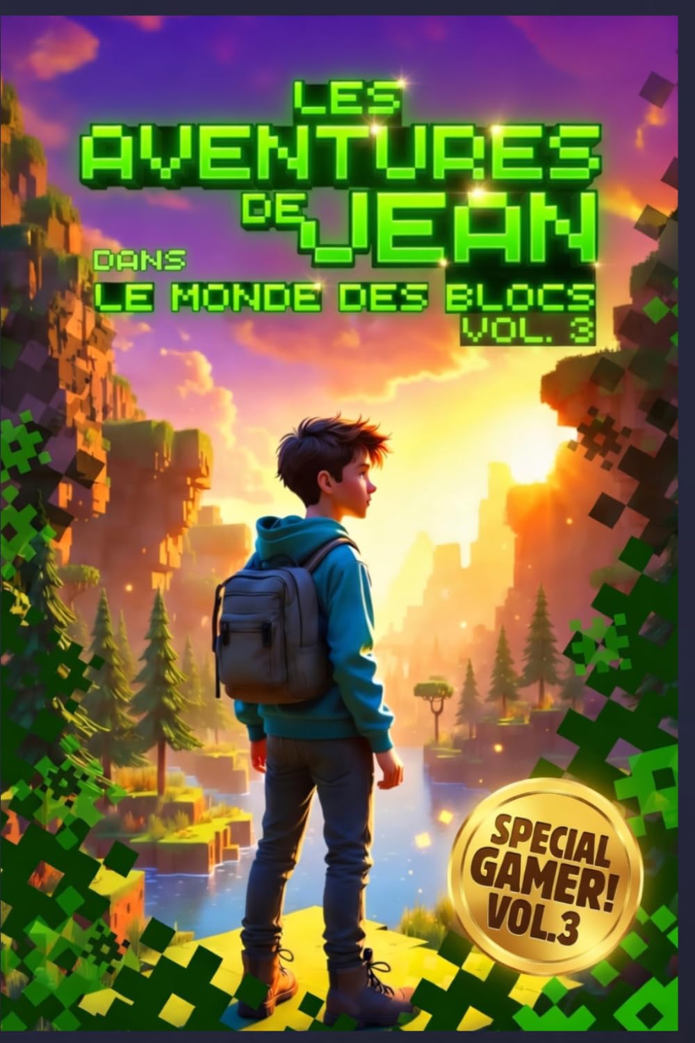 Les Aventures de Jean dans le Monde des Blocs: Volume 3: La suite des romans fantastiques pour pré-ados et ados sur le theme des jeux vidéo et des dernières consoles de jeux