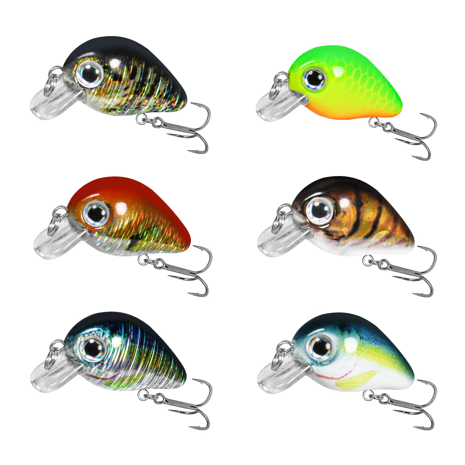 TRUSCEND Crankbaits Fishing Lures Hard Swimbait for Bass Trout Crappie Crank Baits Freshwater and Saltwater โ image 1