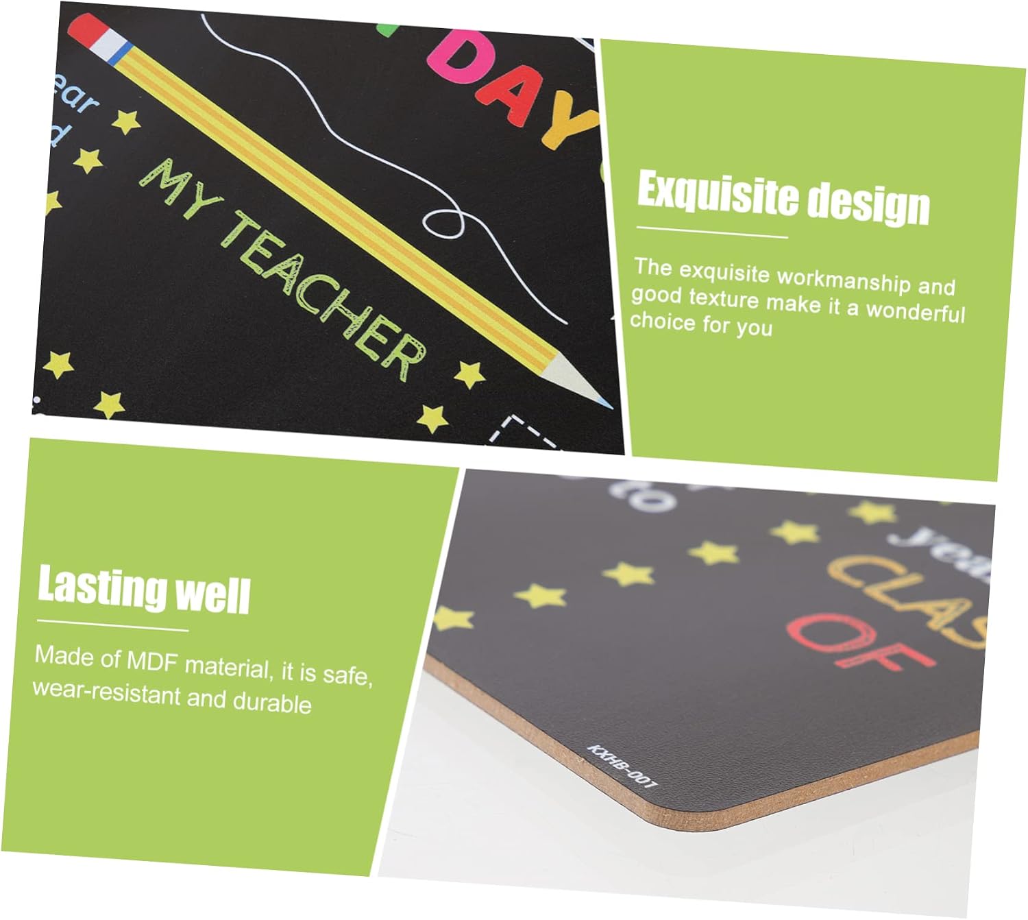 Children's Double-Sided Chalkboard, Erasable Multi-Function School Board
