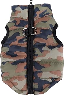 Rosenice dog coat winter jackets, cotton, dog harness, dog jacket, size S (camouflage) product image