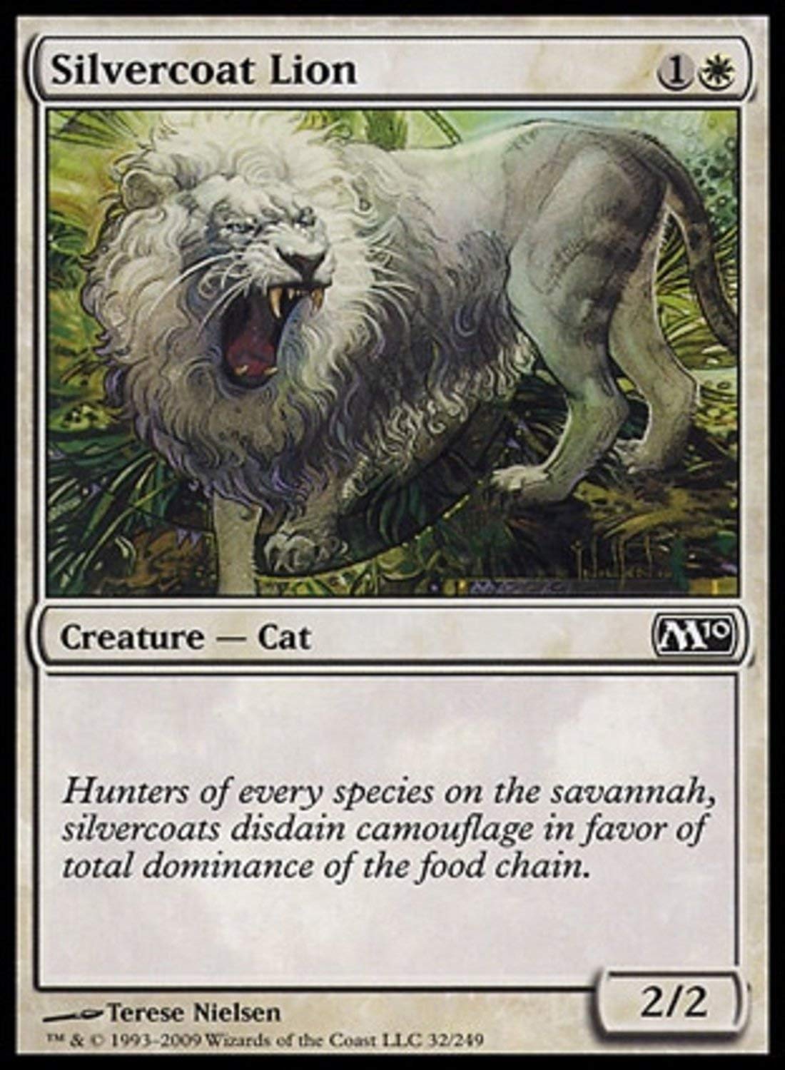 Magic: the Gathering - Silvercoat Lion - Magic 2010