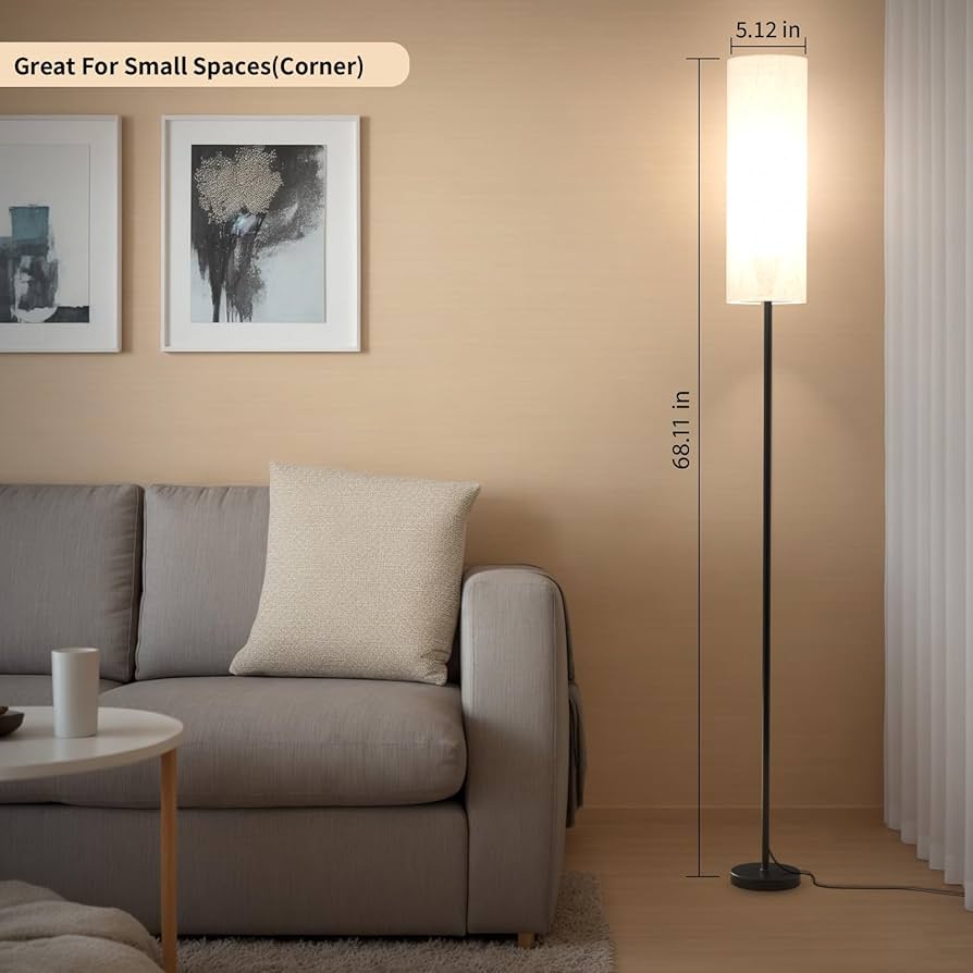 Frideko 2 Pack Floor Lamps for Living Room, Dimmable Colors