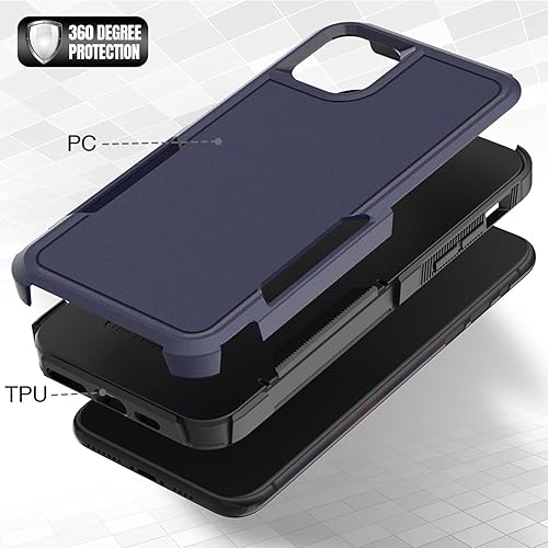 Miniatura 5 de Funda para iPhone 11 funda protectora de doble capa resistente para teléfono celular, a prueba de golpes, resistente, con protector de pantalla,