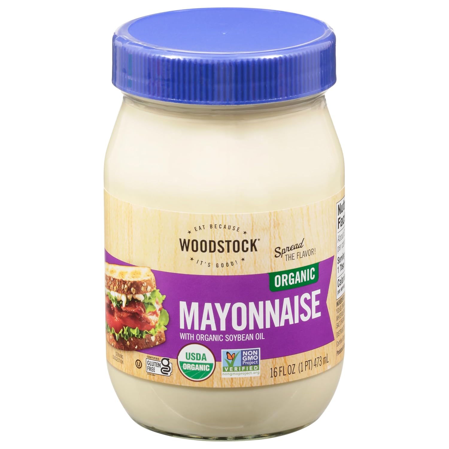 Woodstock Farms Organic Mayo, 16 Ounce