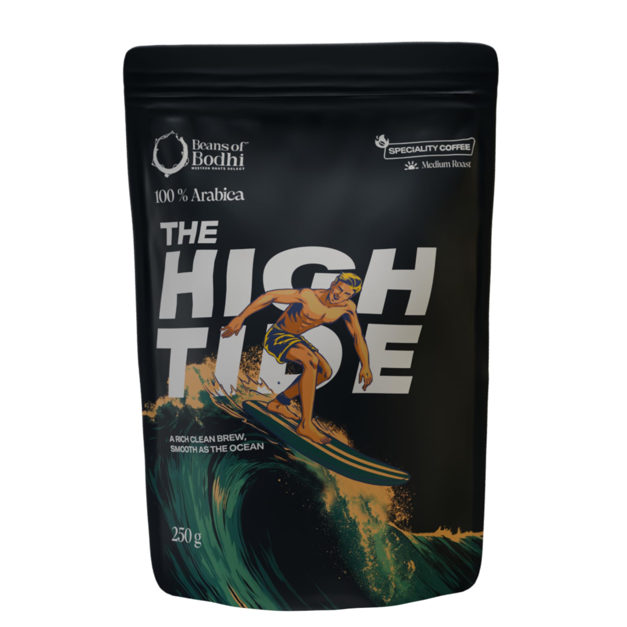 Beans of Bodhi – High Tide 250gm | 100% Single-Estate Arabica | Sholayur Valley Rainforest Alliance Certified | Naturally Sun-Dried Specialty Coffee | Sweet, Clean & Delicate | Fresh Roast [Whole Beans]-image-10