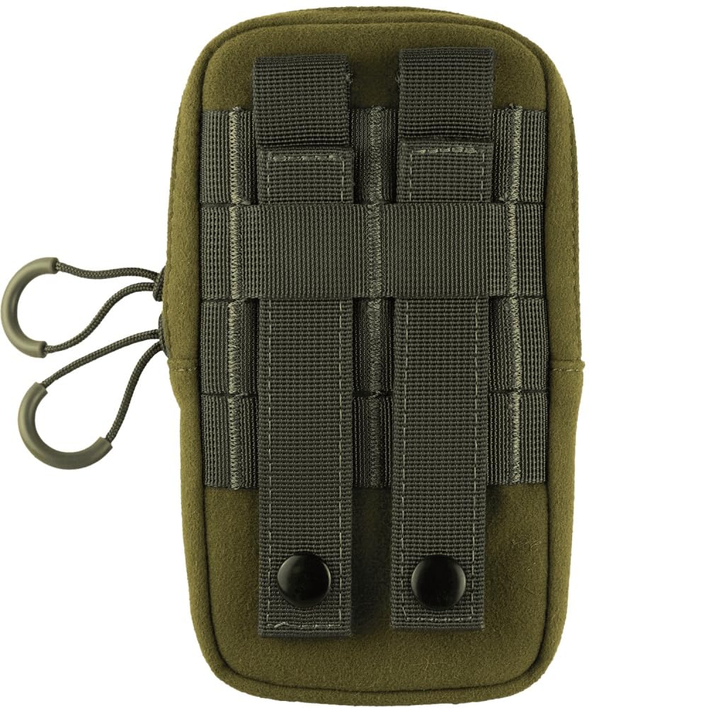 Multi-Tasche (Grün) für Fernglastasche, Bino Harness - Universaltasche, Handytasche für die Jagd und Pirsch, geräuschlos, Molle, modular