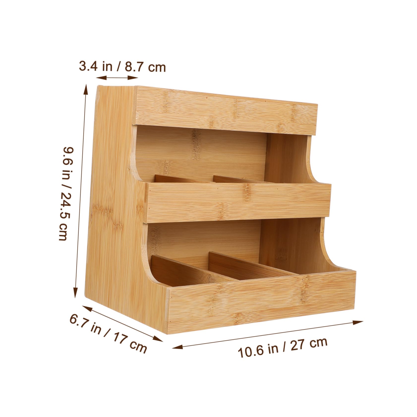 Ipetboom Estante De Almacenamiento para Bolsitas De Té Soporte De Madera para Oficina Organizador De Bolsas De Té para Guardar Cocina Estante y Azúcar