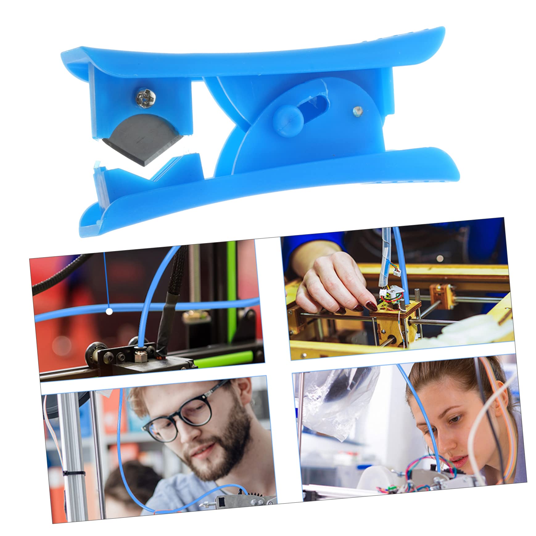 SEWACC Professional 6pc Plastic Tube Cutters Ratchet Shears for Pvc Pe Vinyl Rubber Tubing Comfortable to Hold