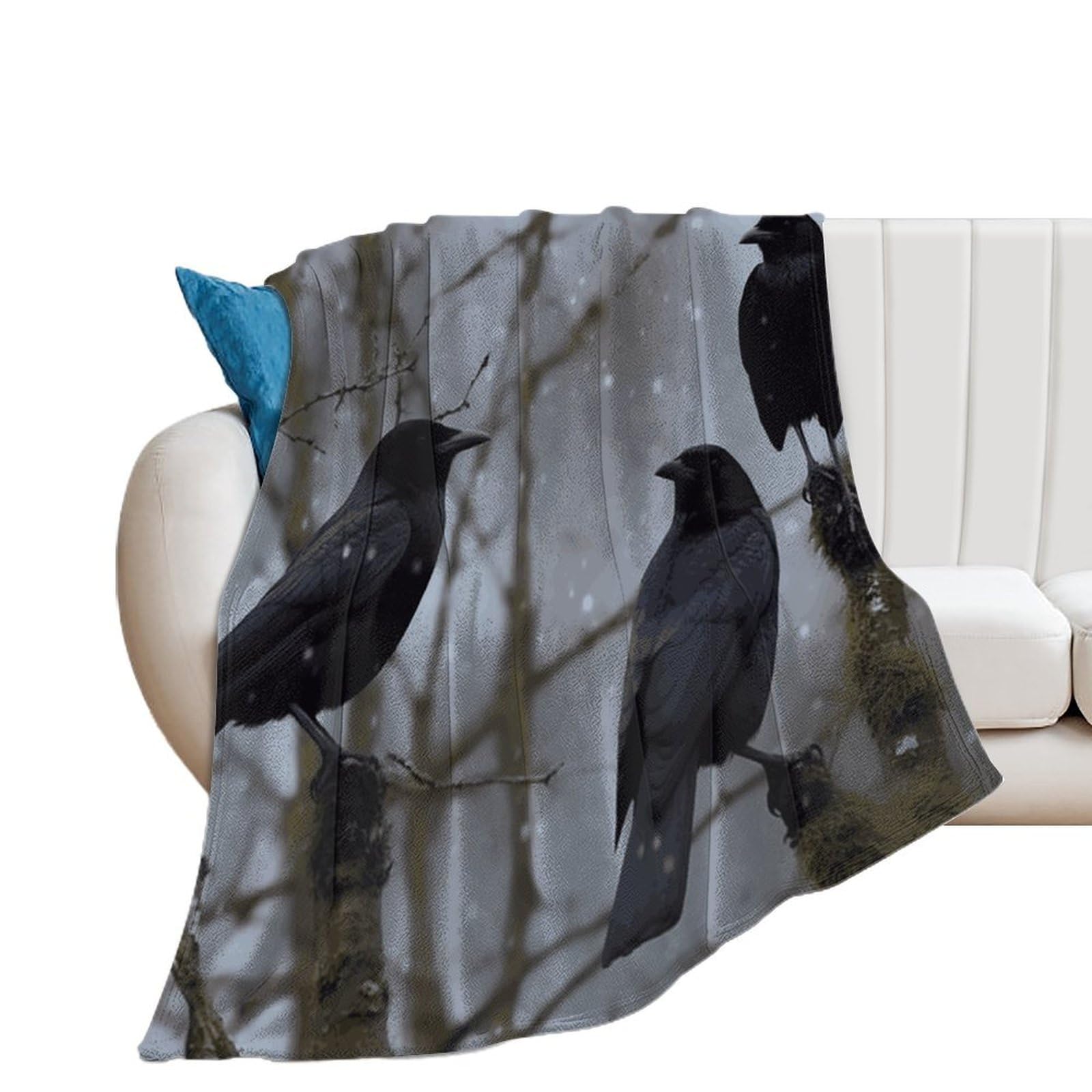 Couverture en flanelle douce contre le froid : grand plaid lit femme