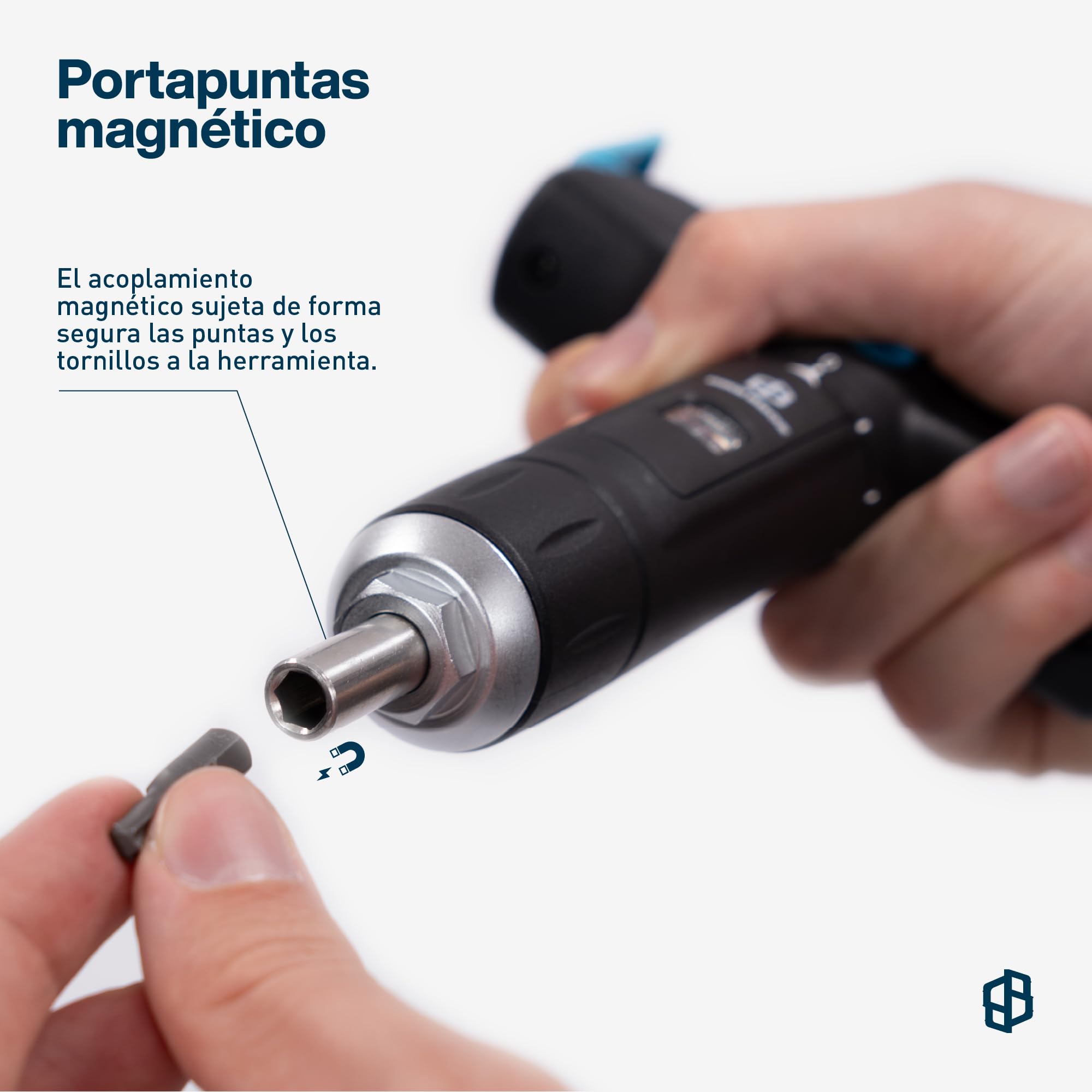 Llave dinamométrica de 1/4" para bicicleta, motocicleta, etc. 2-8 Nm | Destornillador de par pequeño con juego de brocas en cruz, ranura, torx y hexágono en forma de T para viajes | 70003