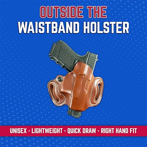 Miniatura 2 de DeSantis Mini funda deslizante para cinturón Glock 17, 19, 22, 23, 26, 27, 31, 32, 33, 36 cuero