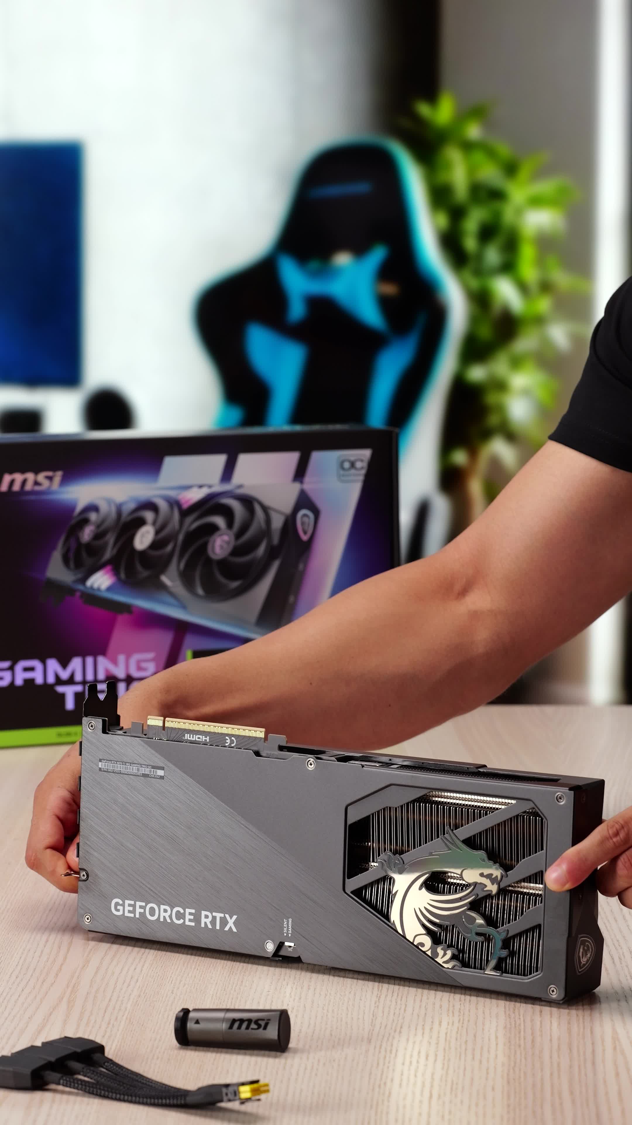 MSI GeForce RTX 5070 Ti 16G GAMING TRIO OC Graphics Card - RTX