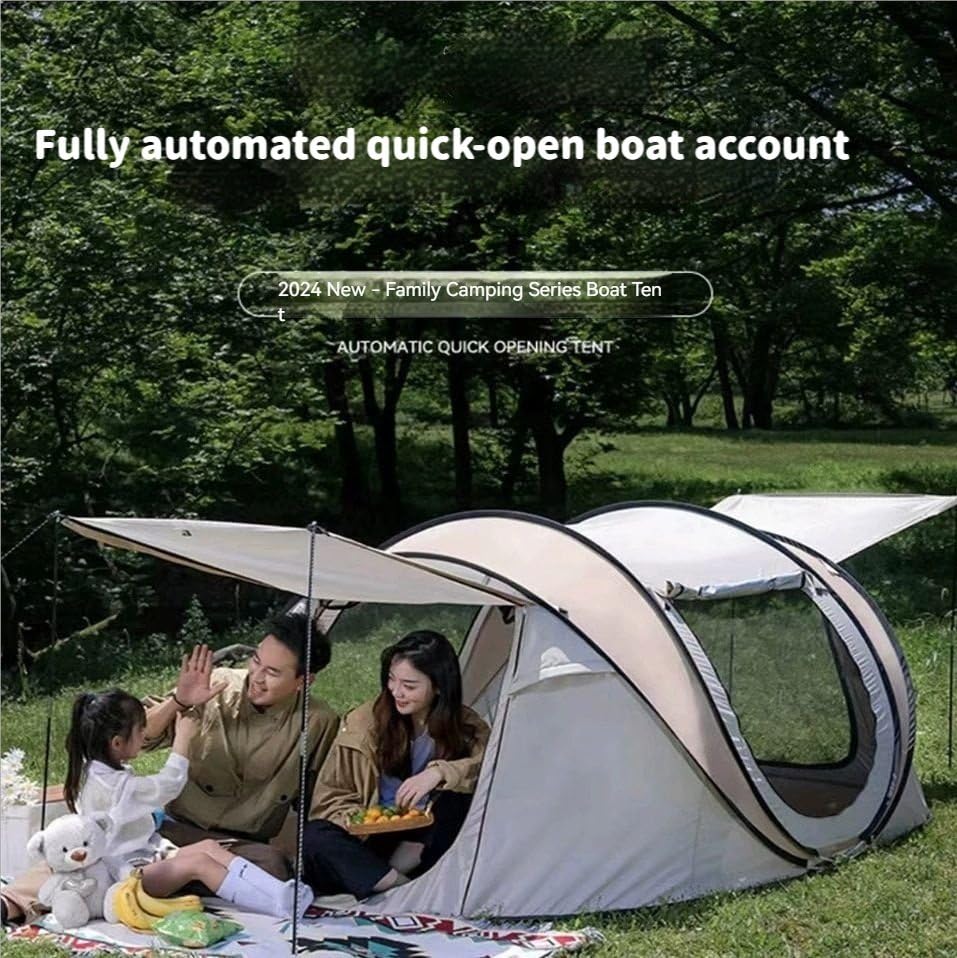 Carpa automática pop up para 5-8 personas ligera y resistente miniatura 3