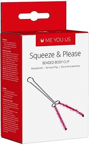 Miniatura 2 de Abs Holdings Minx Squeeze and Please - Clip para el cuerpo con cuentas color rosa