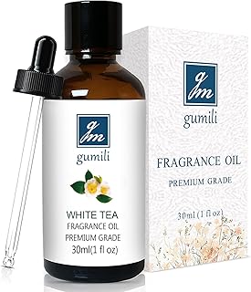White Tea Fragrance Oil, Perfume Oil, Home Scent Oil for Soaps, Candle Making, Dryer Balls, Diffusers, Laundry, Slime -1 oz /30ml