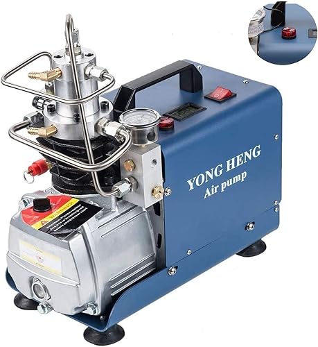 Miniatura 1 de INTSUPERMAI Compresor de aire eléctrico 30MPA 4500PSI Bomba de aire eléctrica de alta presión con refrigeración por agua para equipos de inflación