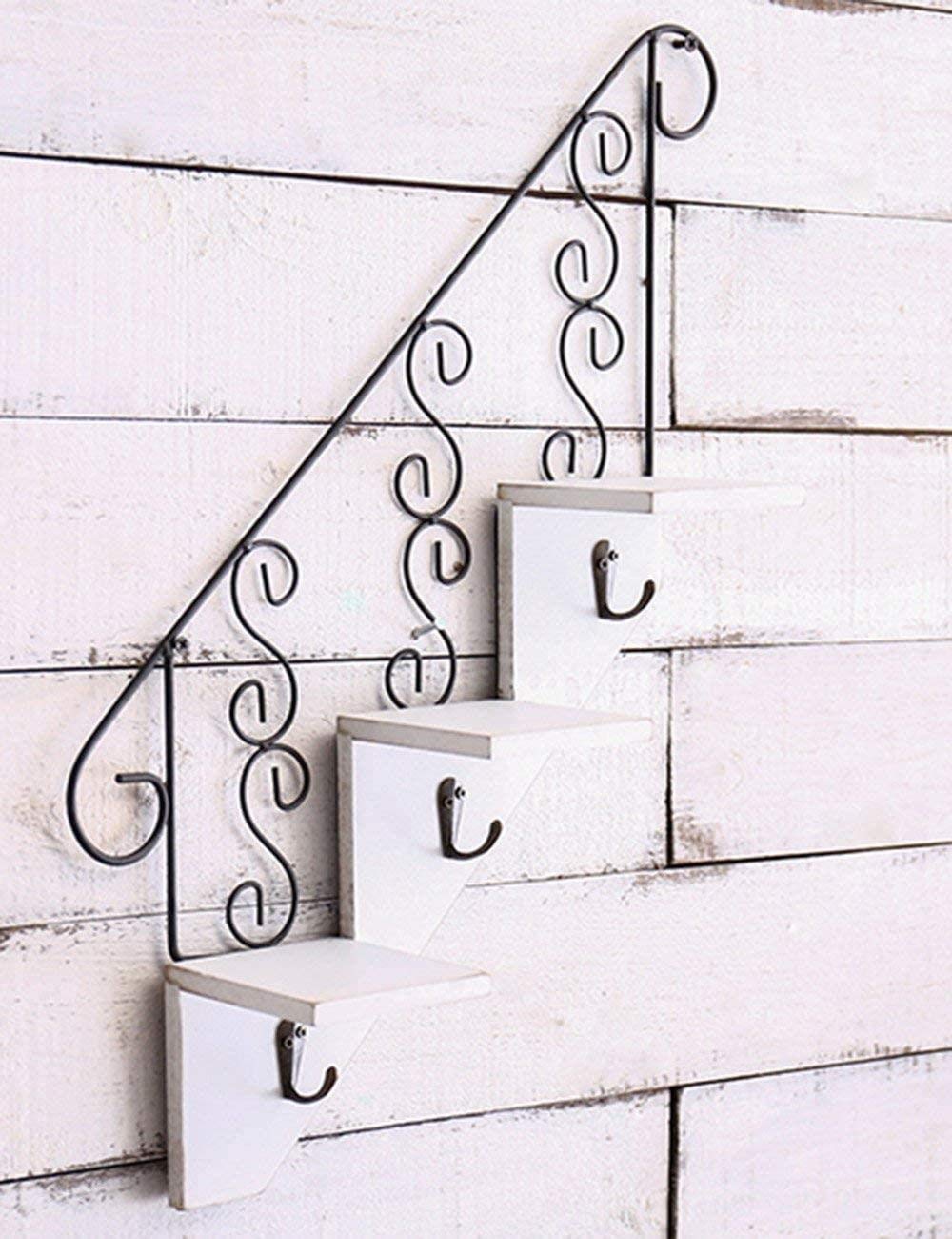 Tenture murale salon crochet et support mural blanc de chambre