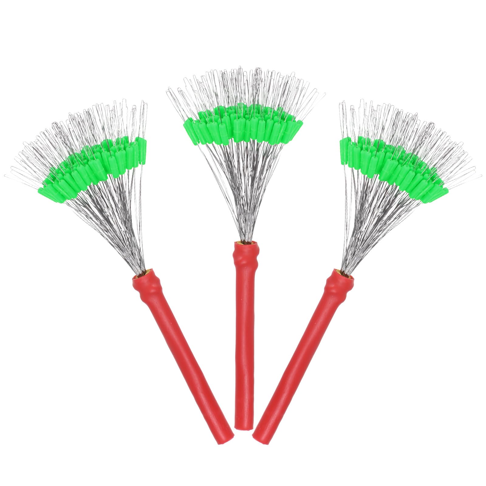 TIXIPEM 300PCS Fishing Bobber Stops 0.6-1.5 mm Silicone Green