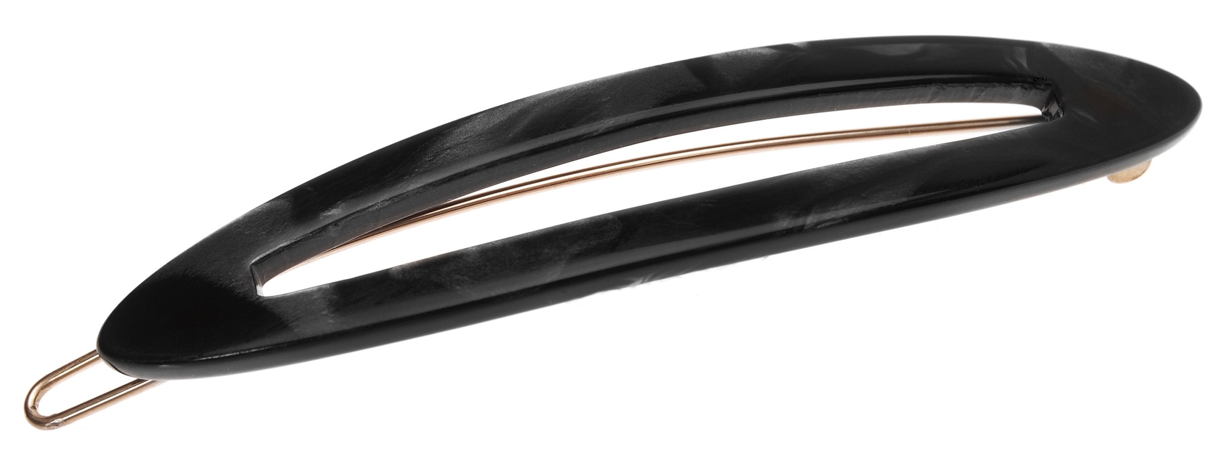 France Luxe(Nacro Black) - Sliver Barrette on Tige Boule - Classic