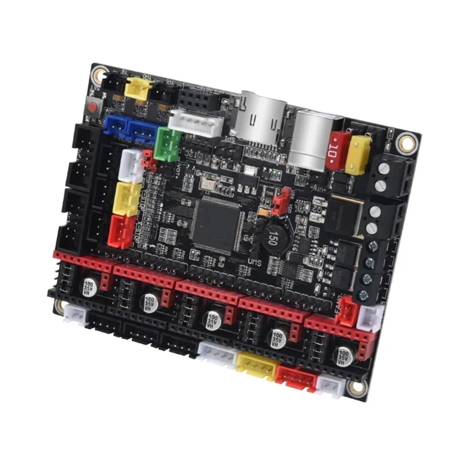 Kompatibel Mit BIGTREETECH SKR V1.4 Turbo 32-Bit-Motherboard, Unterstützt UART/SPI/ESP-01S Und TMC2209-Treiber, Upgrade-Teil for LCD12864 Und 3D-Drucker(with TMC2208x5)