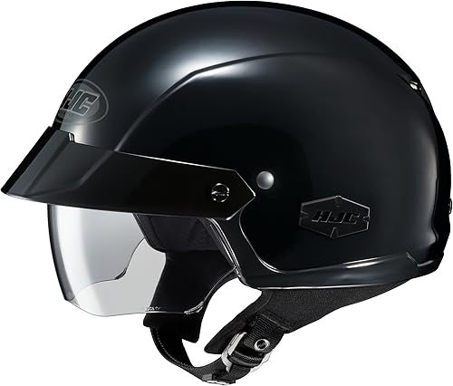 HJC is Cruiser - Casco de motocicleta para hombre, color negro y grande