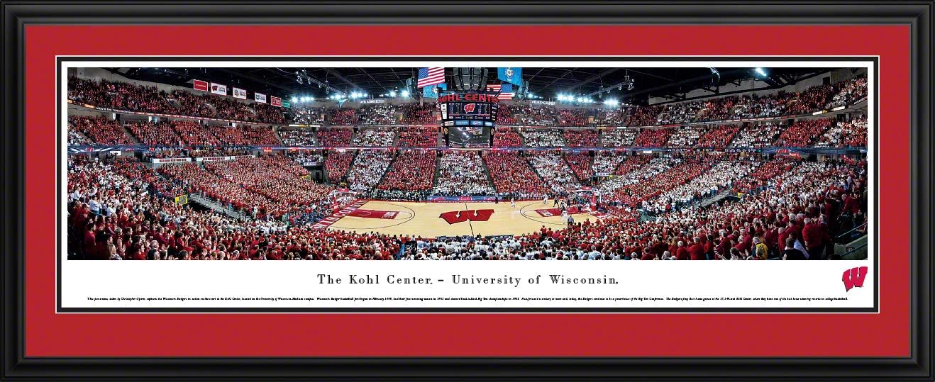 Wisconsin Badger Basketball - Stripe The Arena - Blakeway Panoramas Print