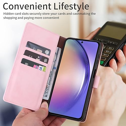 Miniatura 3 de LBYZCASE Funda tipo cartera para Galaxy S20 FE 5G (tarjetero con bloqueo RFID), piel con tapa (función atril), magnética, a prueba de golpes, funda