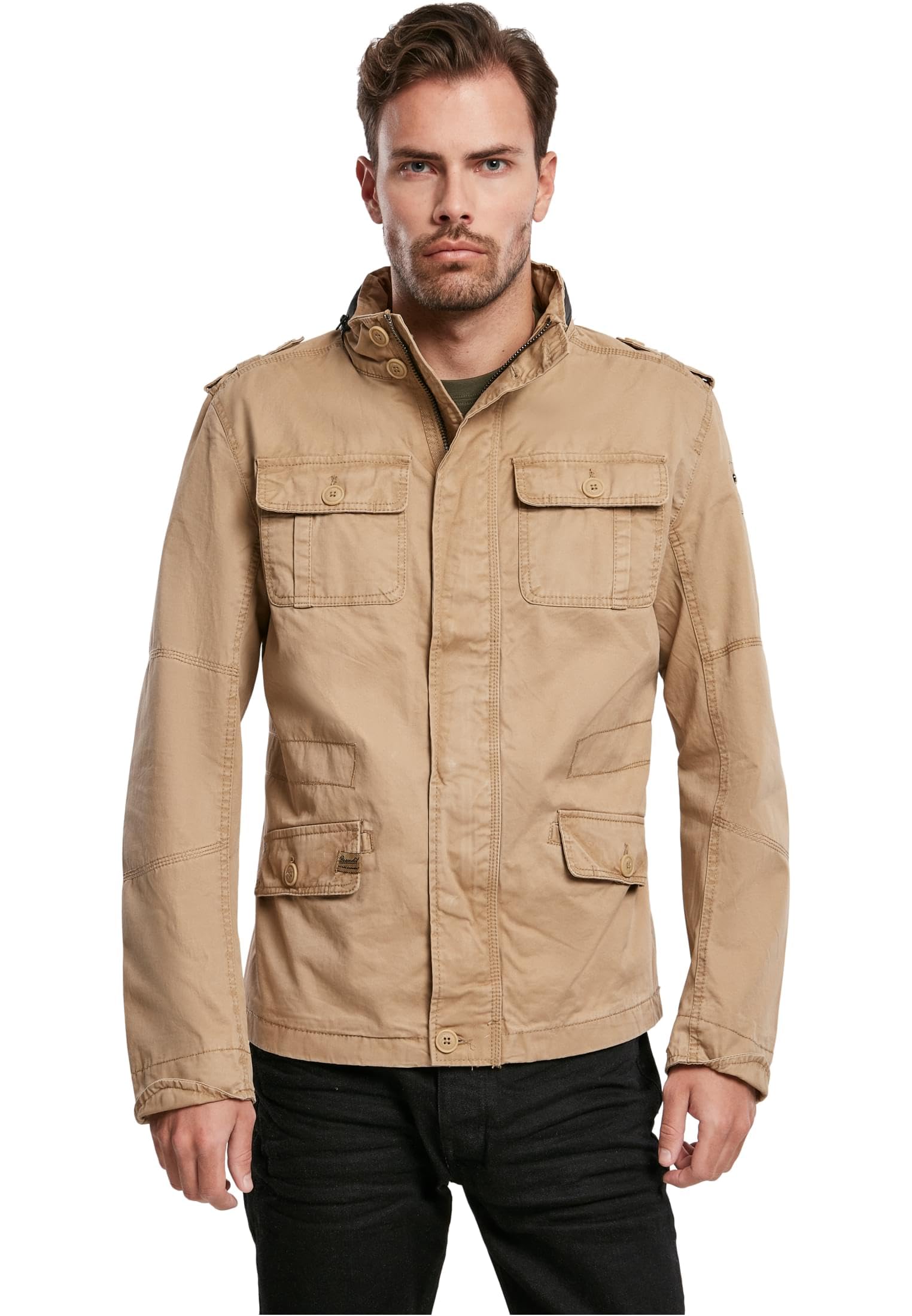 Brandit Britannia Winter Jacket Hombre Chaqueta de Invierno Camuflaje oscuro