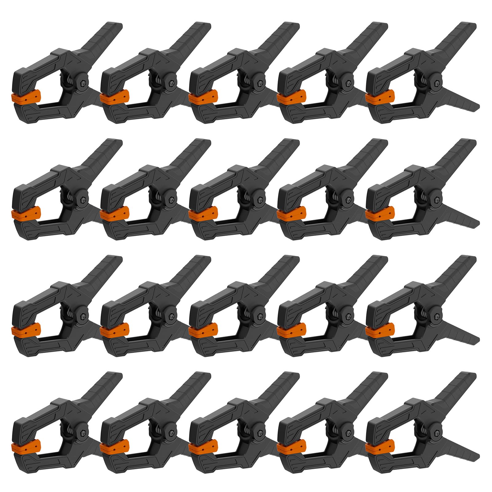 20pcs Woodworking Spring Clamp Adjustable Jaw Fixing Middle Frame Bracket Clamping Pliers Photo Studio Background Pipe Clamp