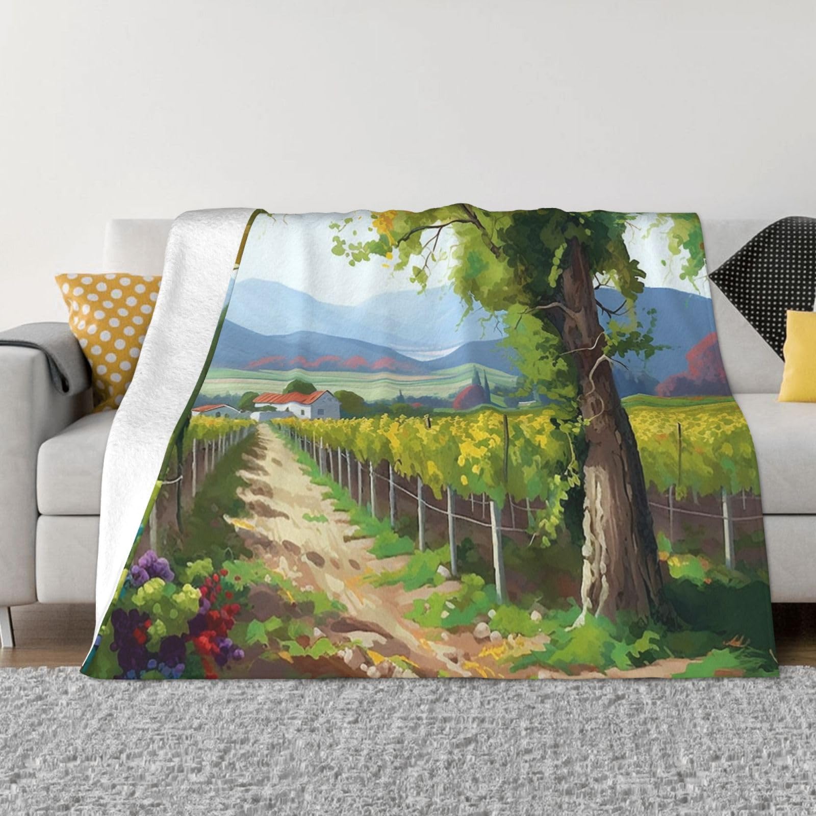 Couverture polaire en flanelle anti-froid jeté de lit chaud et léger pour canapé