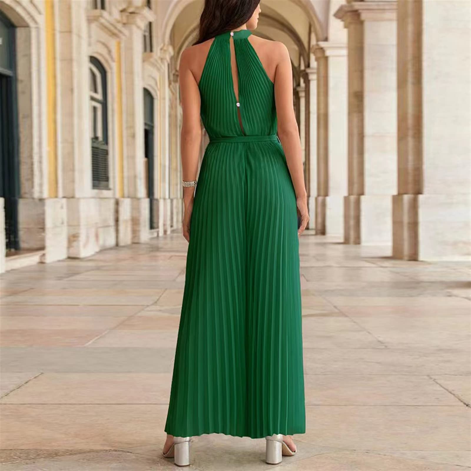 Amazon.com: Women's Sexy Halter Neck Jumpsuit Casual Amazon.com: Women's Sexy Halter Neck Jumpsuit Casual