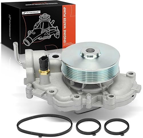 A-Premium Bomba de agua de motor con junta compatible con Jeep Grand Cherokee 2014-2018 y Ram 1500 2014-2018, V6 3.0L Diesel