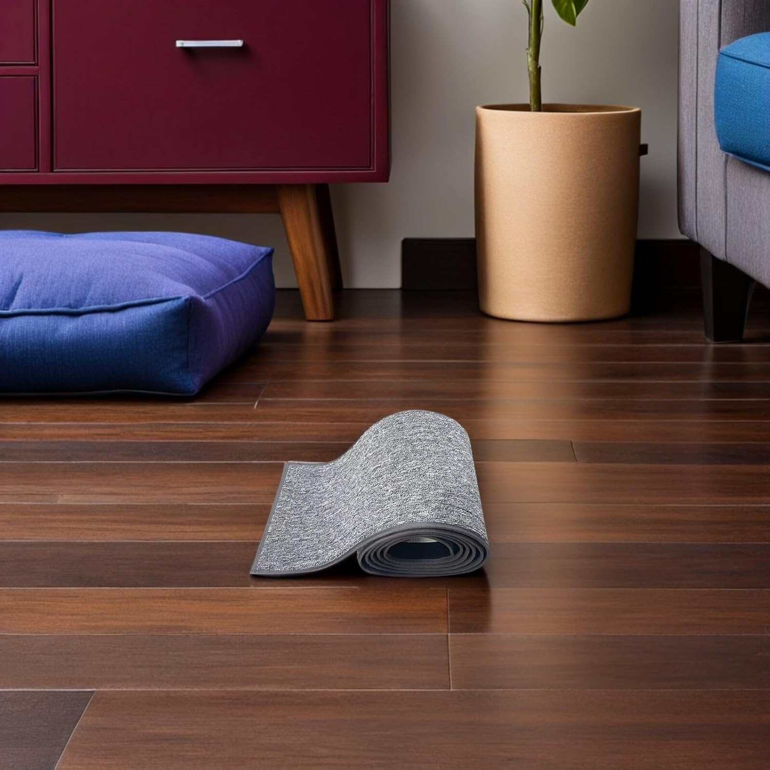 Cat Running Wheel Felt Cushion Nonskid Wear-Resistant Mat Replacement Pad Small Size for Indoor Cat Exercise Wheel Scratching Pad Accessory