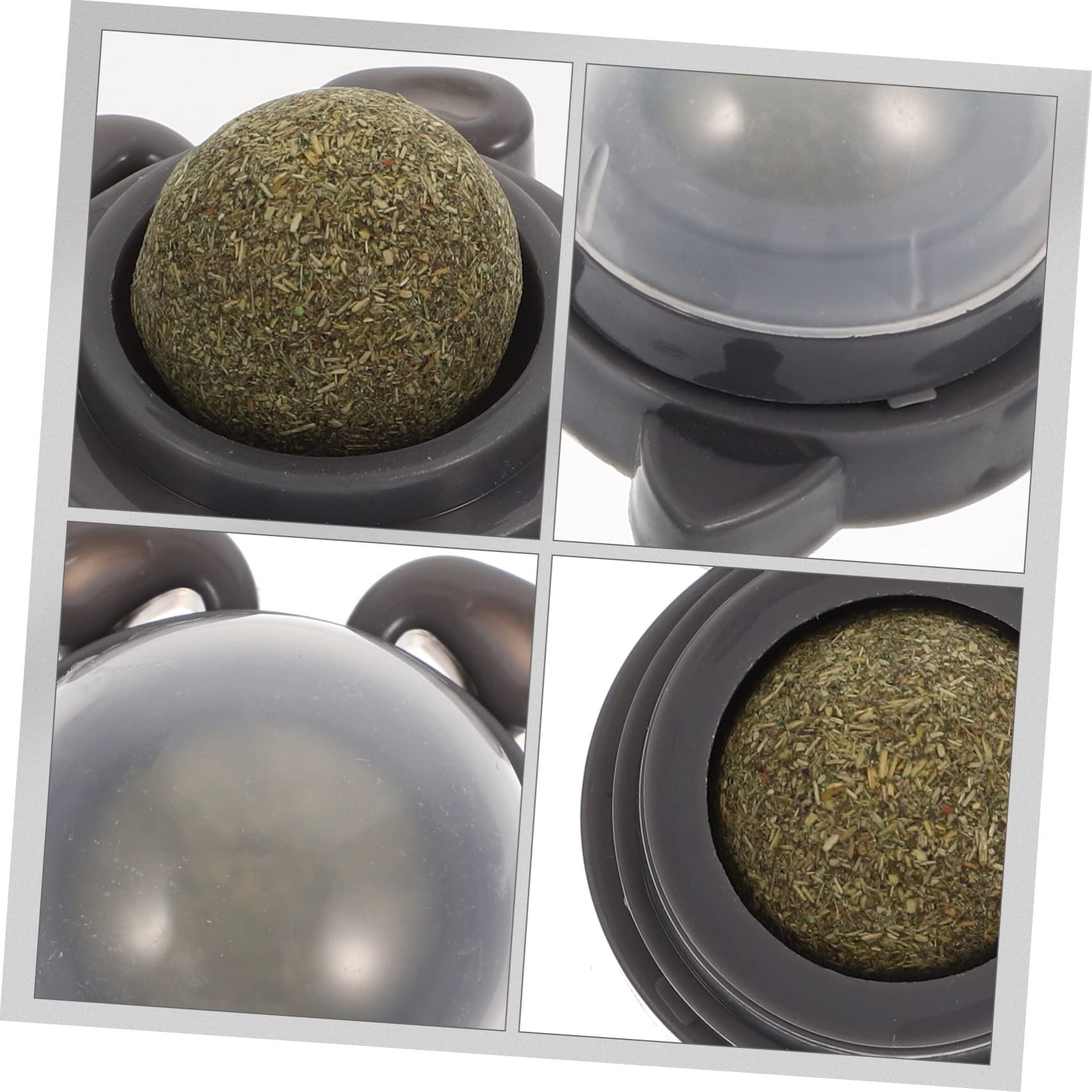 VANZACK 9 Piezas De Juguete De Bola De Gatera Juguetes De Limpieza De De Gato Juguete De Gatera Natural Juguetes Comestibles para Gatos Pelota Comestible para