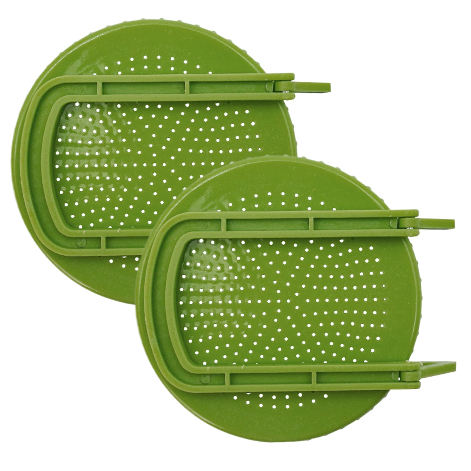 Generisch Lids for Sprout Jars - 2-Piece Set with Stand for Wide Mouth Jars, Lid for Growing Bean Sprouts with Stand - For Alfalfa Broccoli Mung Growing Germination Home Indoor