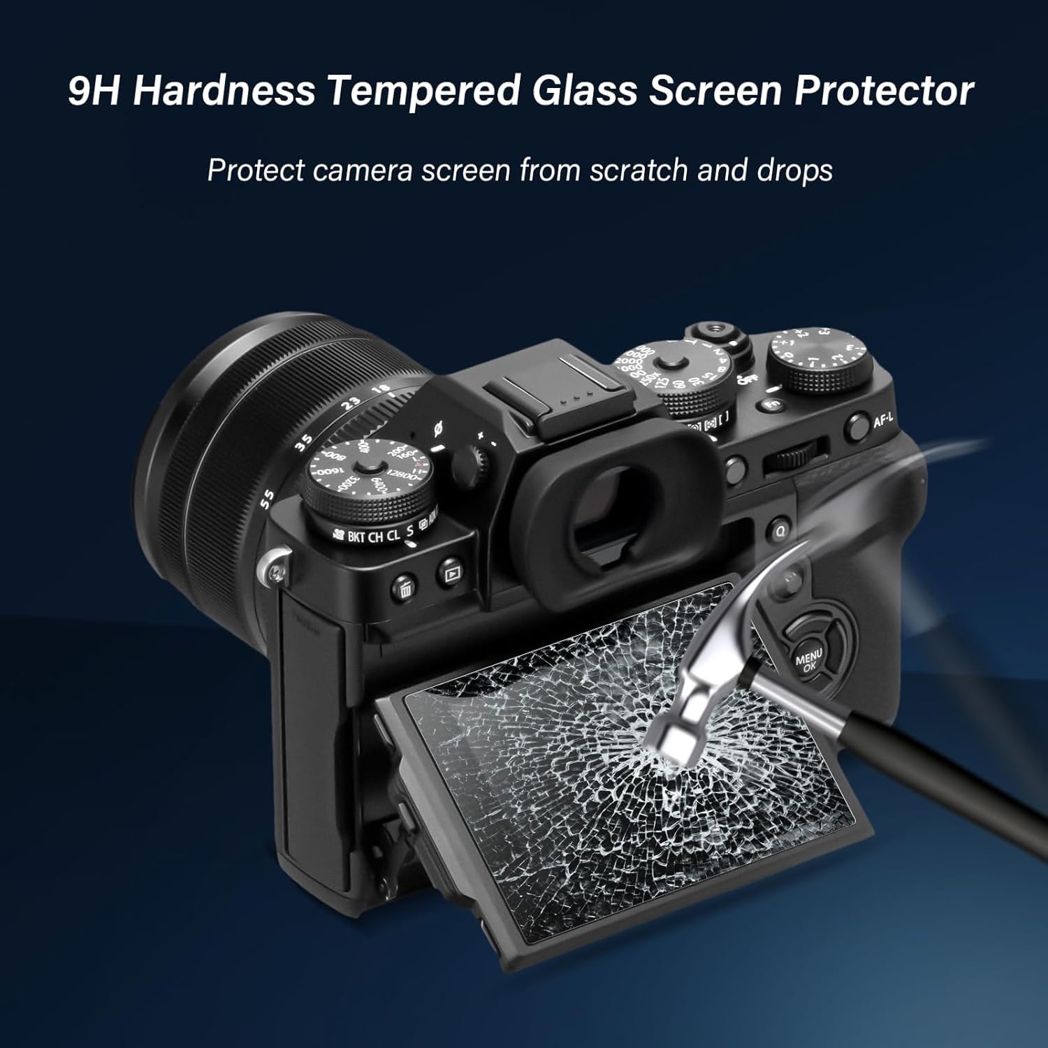 M.G.R.J® Tempered Glass Screen Protector for Sony A7V, A7 V, A7R V, A1 II, A9 III, A7R5, A7M5, A1M2, A9M3 Camera (Pack of 2) — Amazon image 4