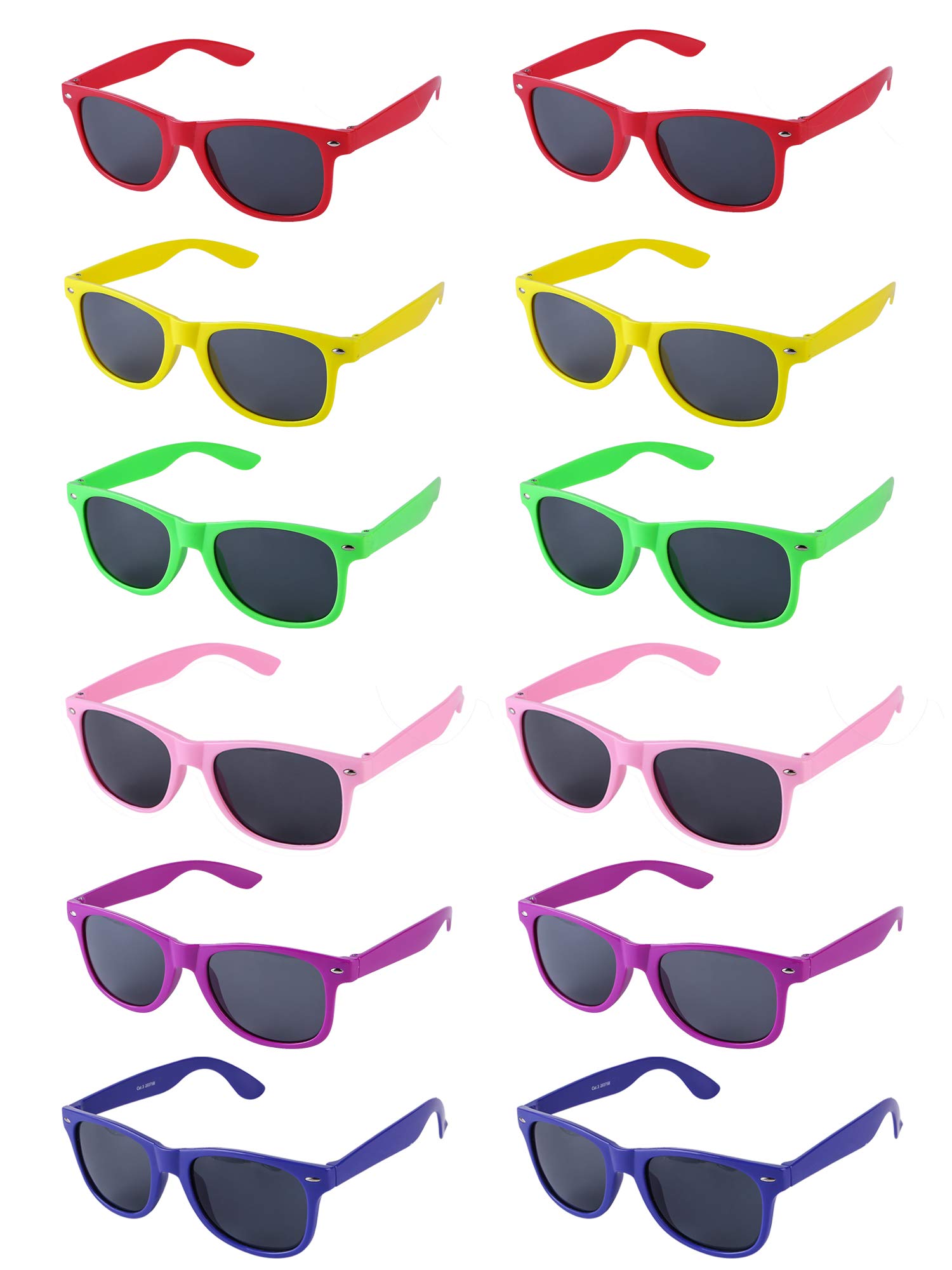 Lfyxcw 12 Pack Party Glasses For Adults Unisex Sunglasses Party