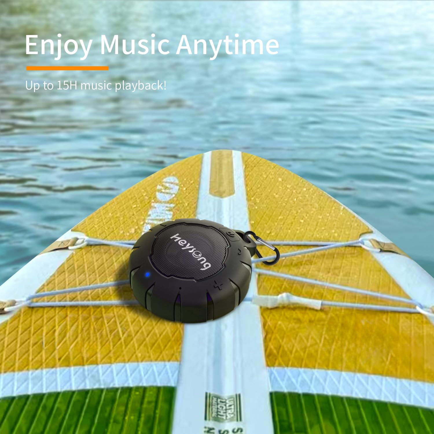 Heysong Bluetooth Speaker Waterproof Shower Mini Wireless Speaker